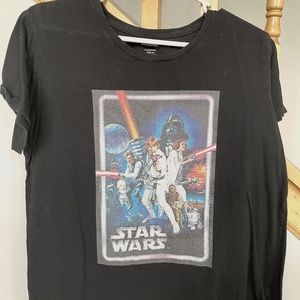 STAR WARS NEW HOPE GRAFFIC T-SHIRT SZ M